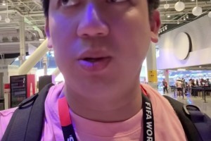 直播吧前线记者偶遇巴拉圭乳神秘克尔梅，16年了她依然惊艳~