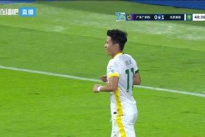国安2-0领先！张稀哲任意球开出，林良铭前点挑射破门！