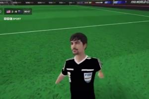 BBC实时3D动画呈现世界杯，抽象场面中实现裁判第一视角压腿